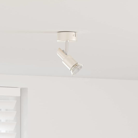 Ceiling Spotlight Brushed Nickel 8 x 8 x 10.5 cm Steel