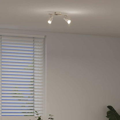 Ceiling Spotlight Brushed Nickel 25.5 x 8 x 11 cm Steel