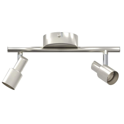 Ceiling Spotlight Brushed Nickel 25.5 x 8 x 11 cm Steel
