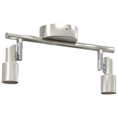 Ceiling Spotlight Brushed Nickel 25.5 x 8 x 11 cm Steel