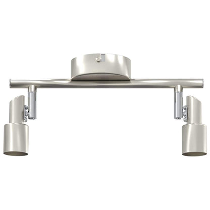 Ceiling Spotlight Brushed Nickel 25.5 x 8 x 11 cm Steel