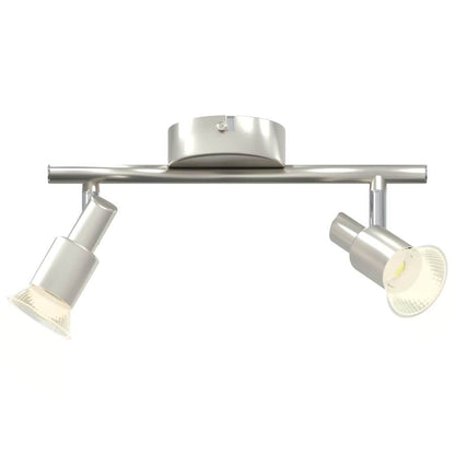 Ceiling Spotlight Brushed Nickel 25.5 x 8 x 11 cm Steel