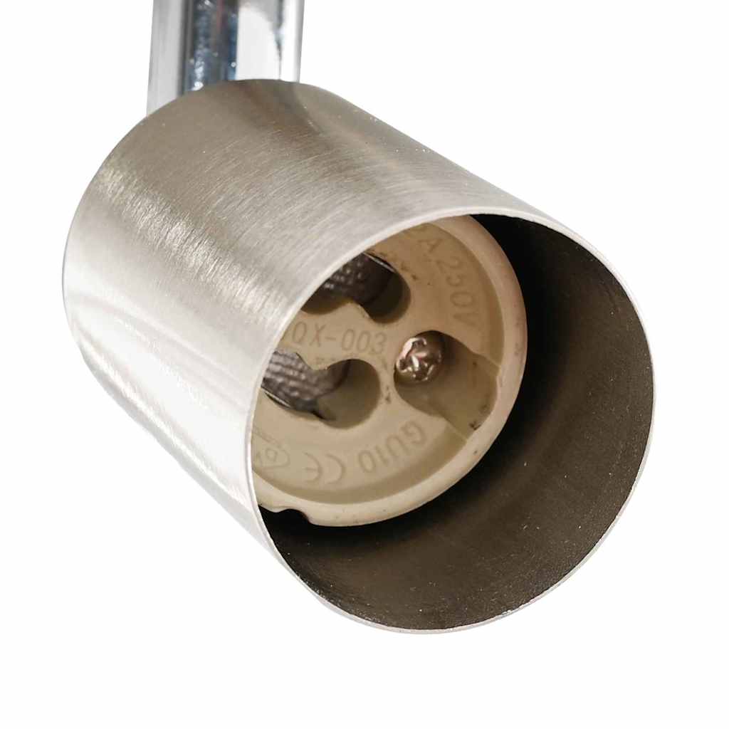Ceiling Spotlight Brushed Nickel 12 x 8 cm Steel
