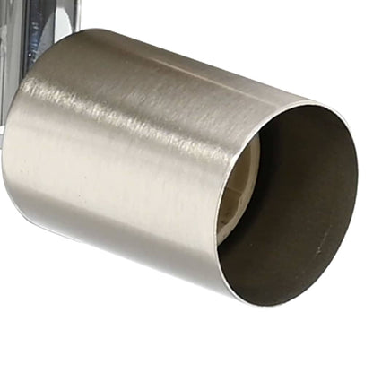 Ceiling Spotlight Brushed Nickel 12 x 8 cm Steel