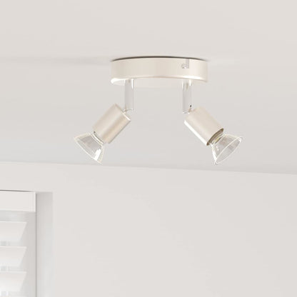 Ceiling Spotlight Brushed Nickel 12 x 8 cm Steel