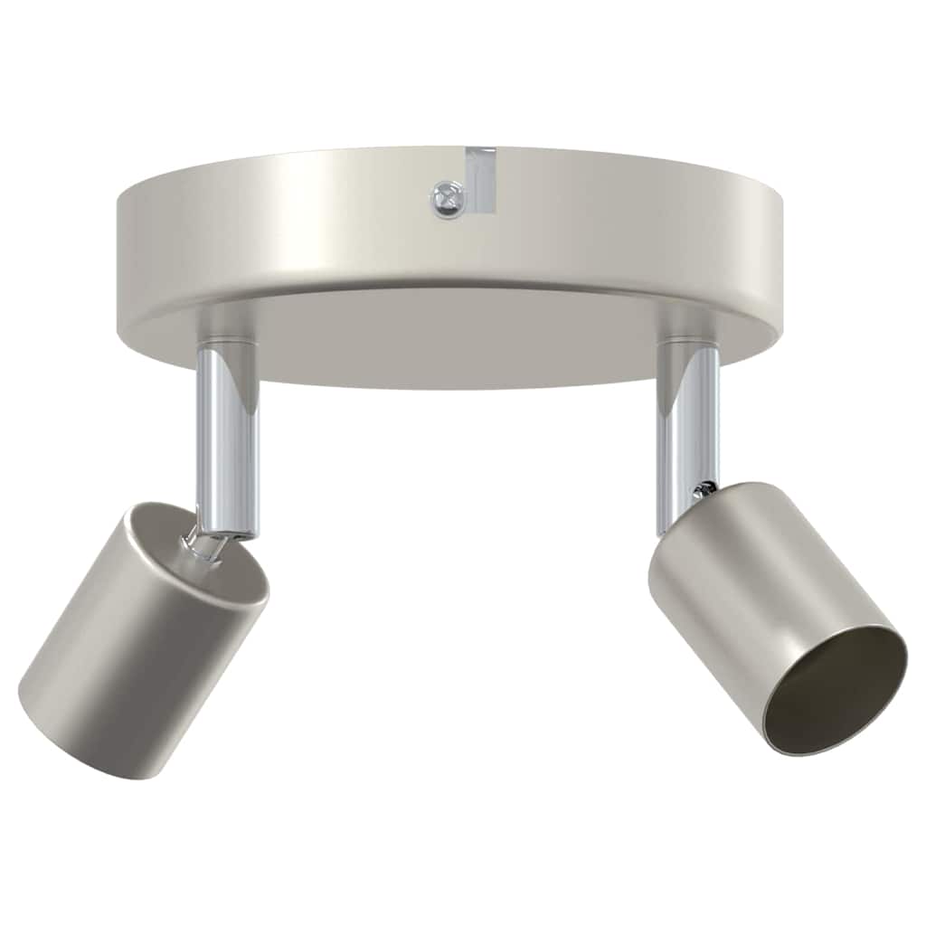 Ceiling Spotlight Brushed Nickel 12 x 8 cm Steel