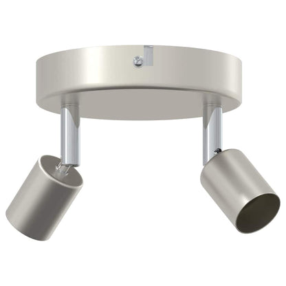 Ceiling Spotlight Brushed Nickel 12 x 8 cm Steel