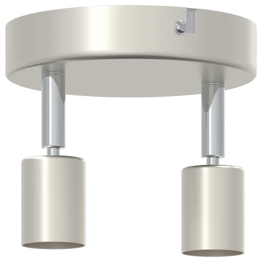Ceiling Spotlight Brushed Nickel 12 x 8 cm Steel
