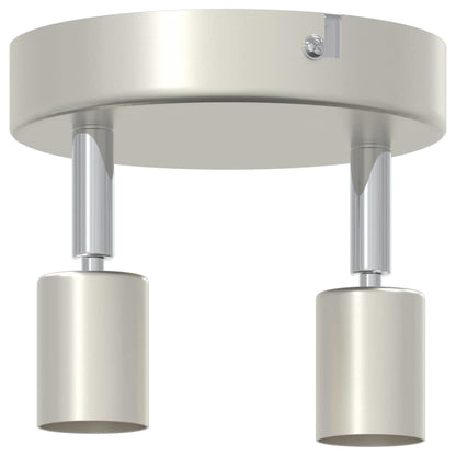 Ceiling Spotlight Brushed Nickel 12 x 8 cm Steel