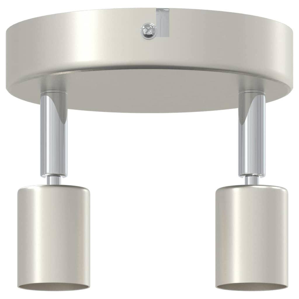 Ceiling Spotlight Brushed Nickel 12 x 8 cm Steel