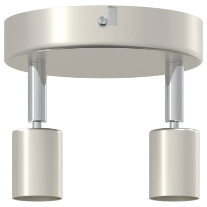 Ceiling Spotlight Brushed Nickel 12 x 8 cm Steel