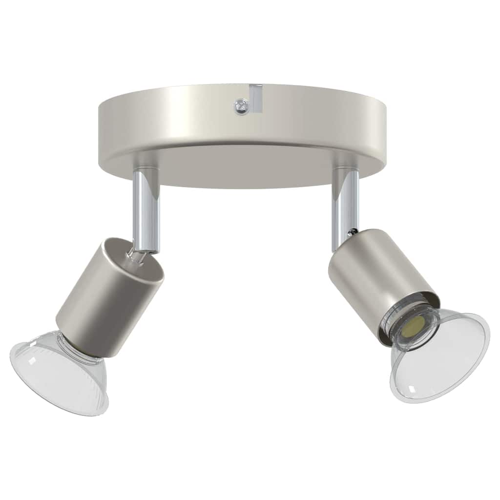 Ceiling Spotlight Brushed Nickel 12 x 8 cm Steel