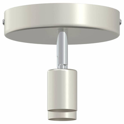 Ceiling Spotlight Brushed Nickel 12 x 8 cm Steel