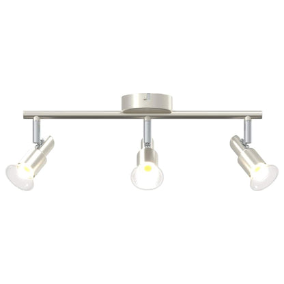 Ceiling Spotlight Brushed Nickel 39 x 10.5 x 10.5 cm Steel