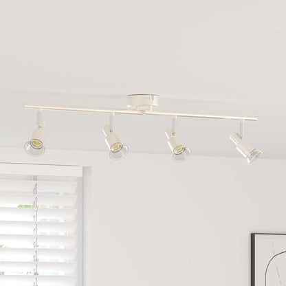 Ceiling Spotlight Brushed Nickel 70 x 9 x 12.5 cm Steel