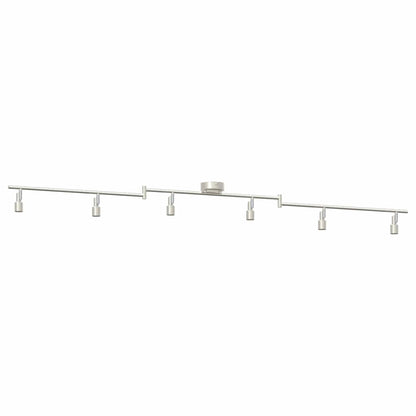 Ceiling Spotlight Brushed Nickel 176.5 x 9.5 x 14 cm Steel