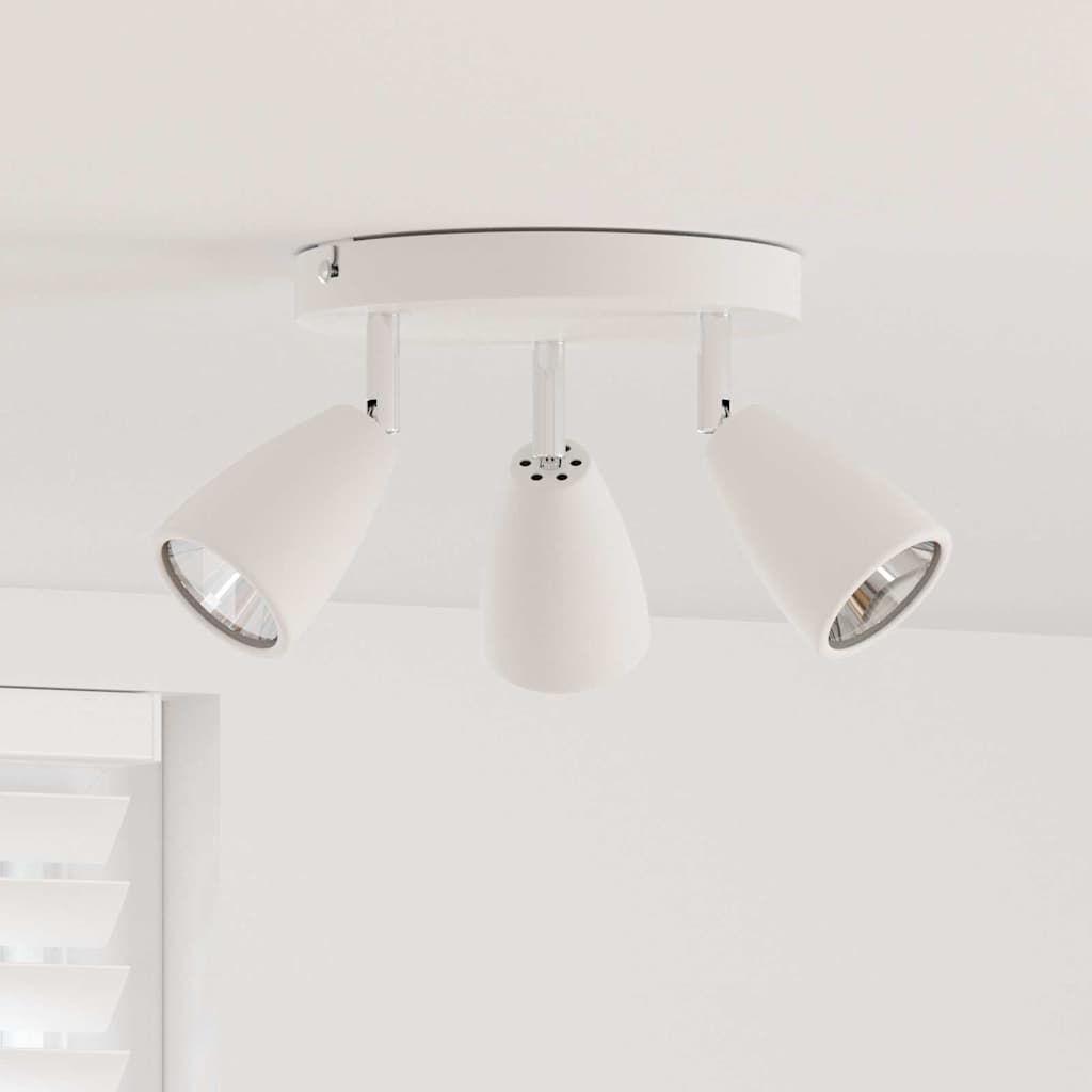 Ceiling Spotlight White 19 x 19 x 14.5 cm Steel