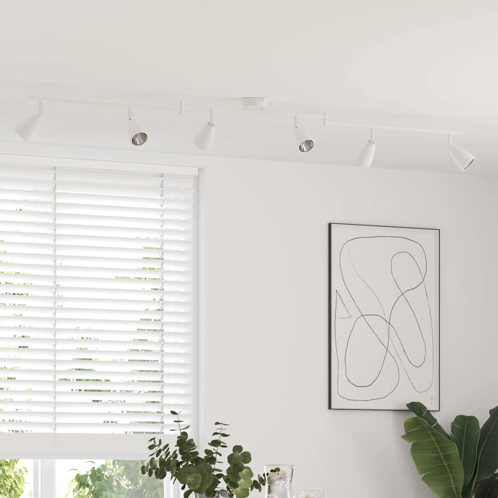 Ceiling Spotlight White 176.5 x 13.5 x 12.5 cm Steel