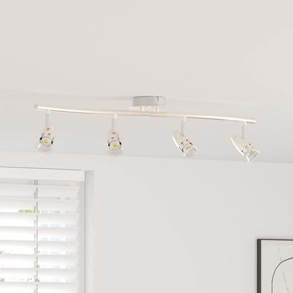 Ceiling Spotlight Matt nickel 58.5 x 15 x 12 cm Steel