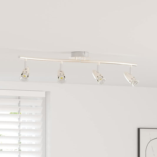 Ceiling Spotlight Matt nickel 58.5 x 15 x 12 cm Steel