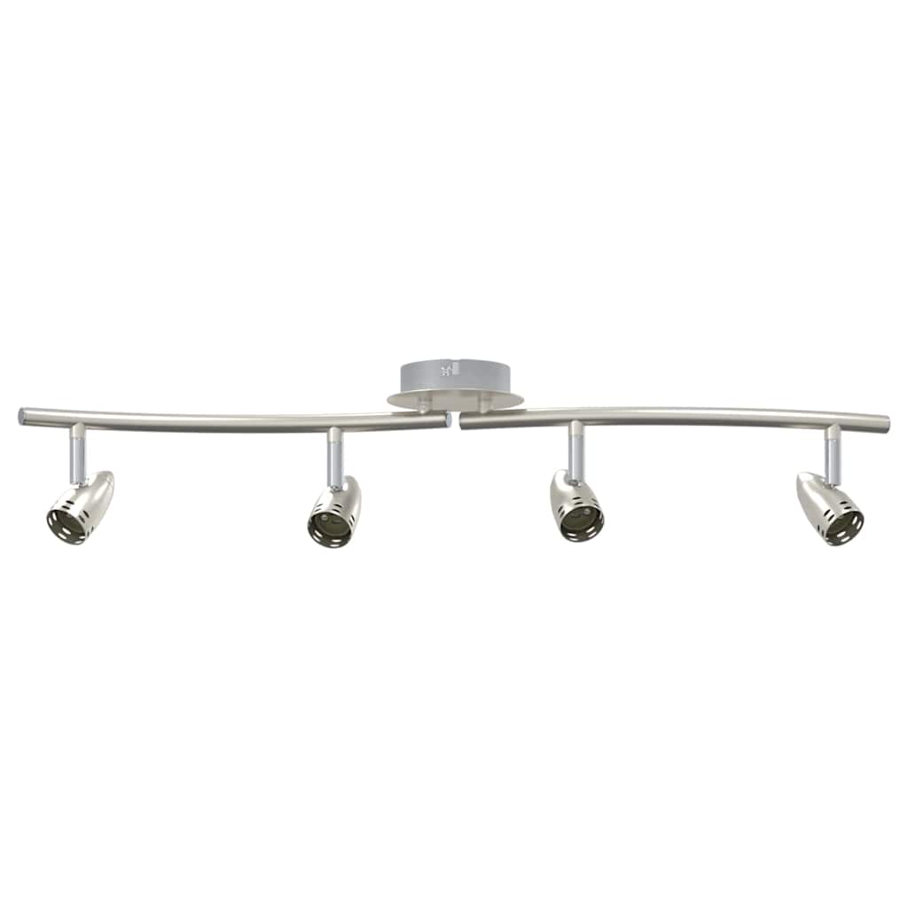 Ceiling Spotlight Matt nickel 58.5 x 15 x 12 cm Steel