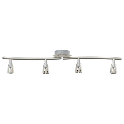 Ceiling Spotlight Matt nickel 58.5 x 15 x 12 cm Steel