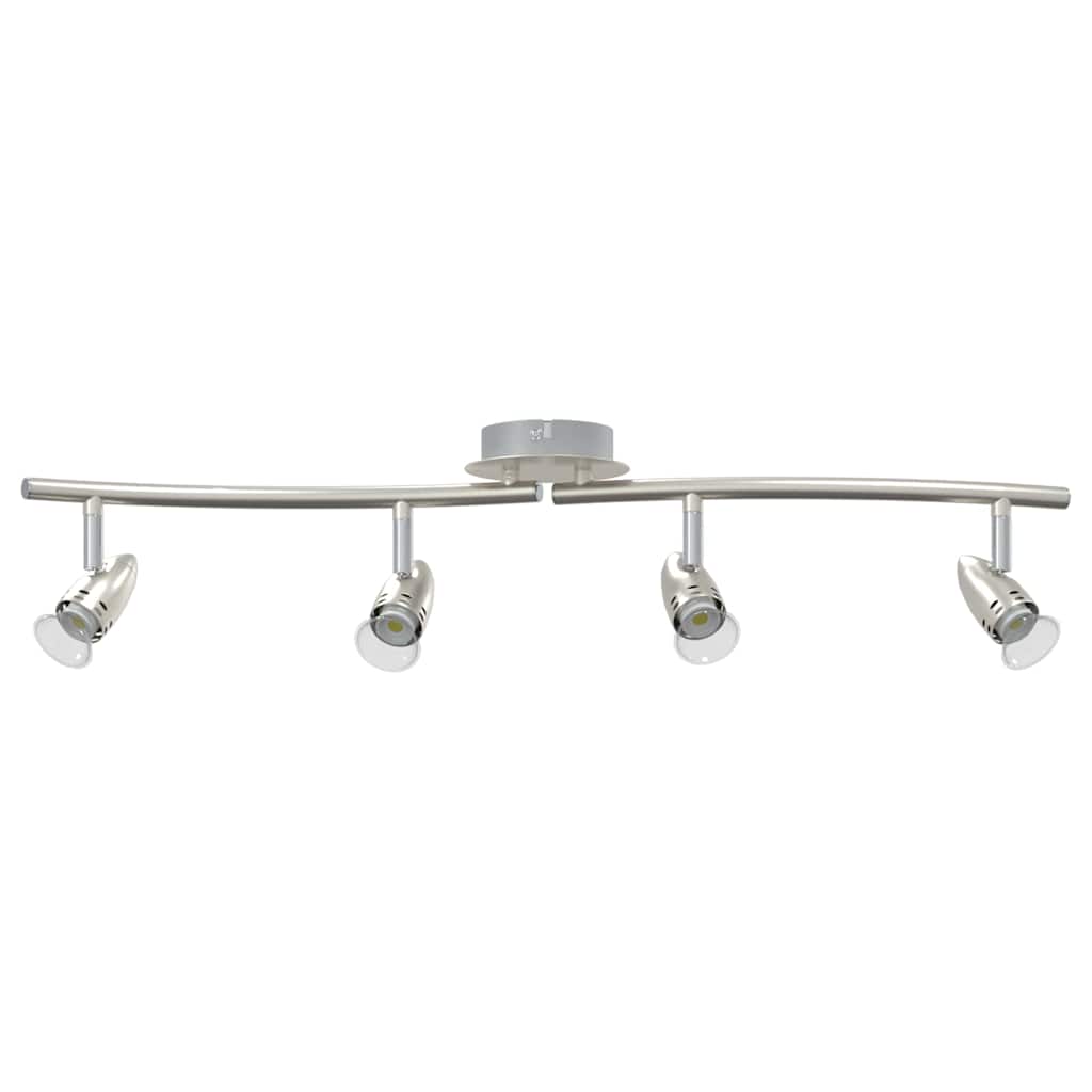 Ceiling Spotlight Matt nickel 58.5 x 15 x 12 cm Steel