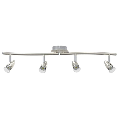 Ceiling Spotlight Matt nickel 58.5 x 15 x 12 cm Steel