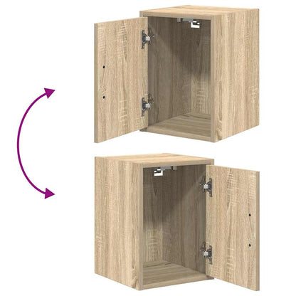Garage Cabinets 2 pcs Sonoma Oak Engineered Wood