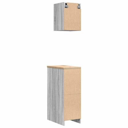 Garage Cabinets 2 pcs Grey Sonoma Engineered Wood
