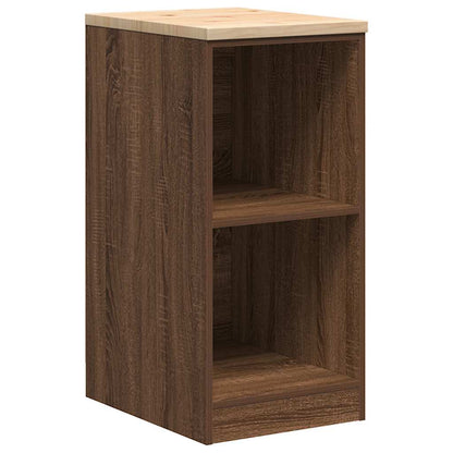 Garage Cabinets 2 pcs Brown Oak Engineered Wood