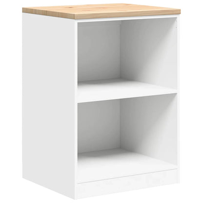 Garage Cabinets 2 pcs White Engineered Wood
