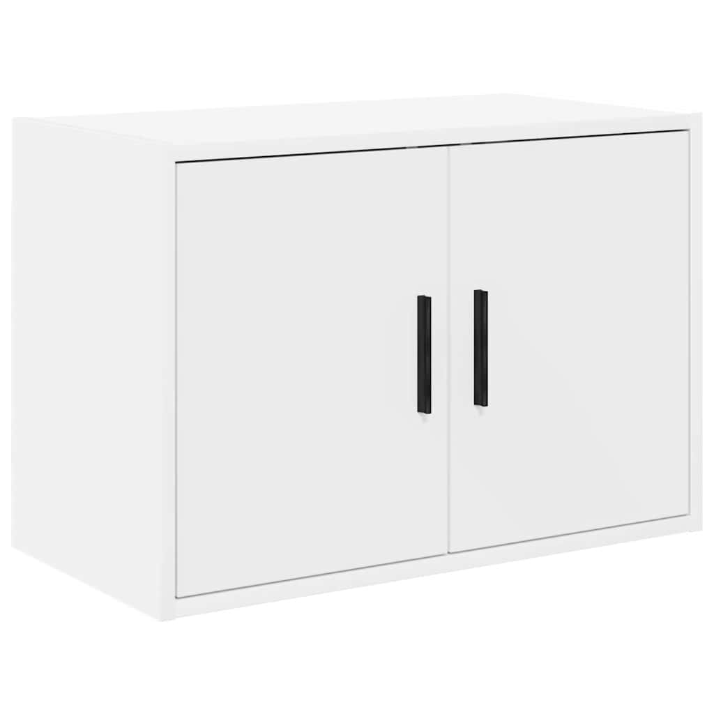 Garage Cabinets 2 pcs White Engineered Wood