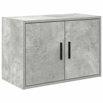 Garage Cabinets 2 pcs Concrete Grey Engineered Wood