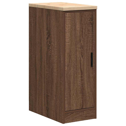 Garage Cabinets 2 pcs Brown Oak Engineered Wood