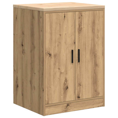 Garage Cabinets 2 pcs Artisan Oak Engineered Wood