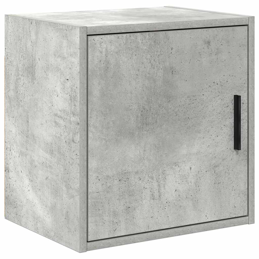 Garage Cabinets 2 pcs Concrete Grey Engineered Wood