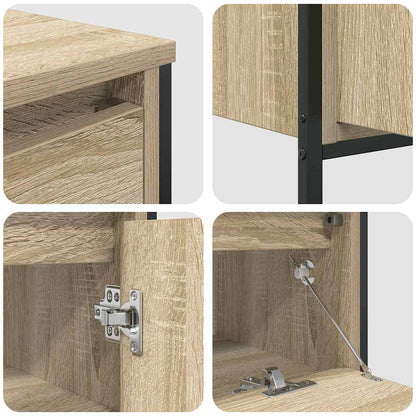 Bathroom Furniture Set 3 pcs Sonoma Oak Engineered Wood