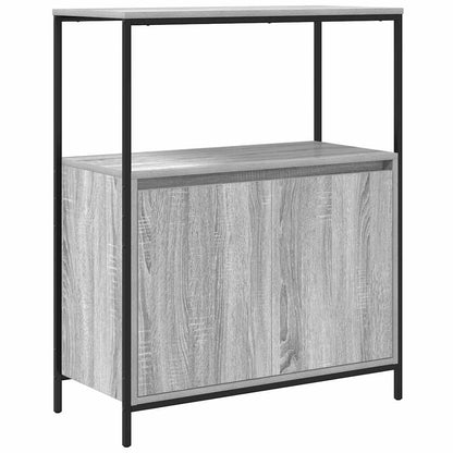 Bathroom Furniture Set with Shelf 5 pcs Grey 76.5 x 35 x 95 cm