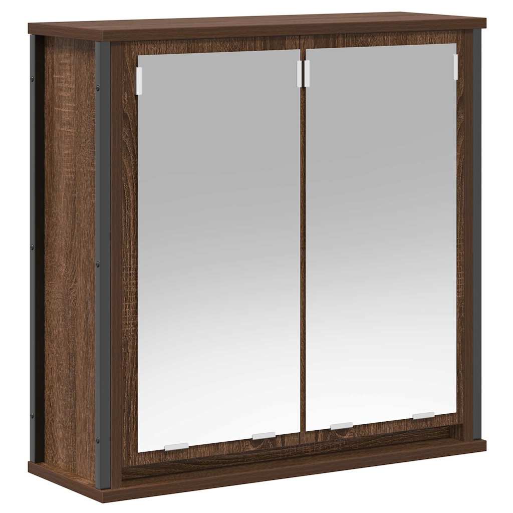 Bathroom Furniture Set with Shelf 5 pcs Brown 76.5 x 35 x 95 cm