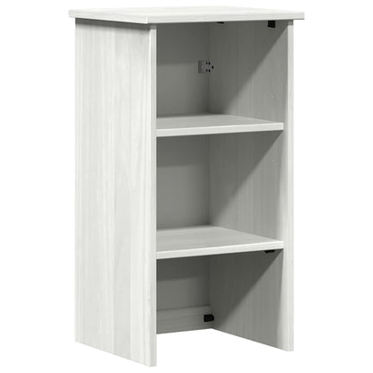 Bathroom Furniture Set with Shelf VIGO 2 pcs Brown and White