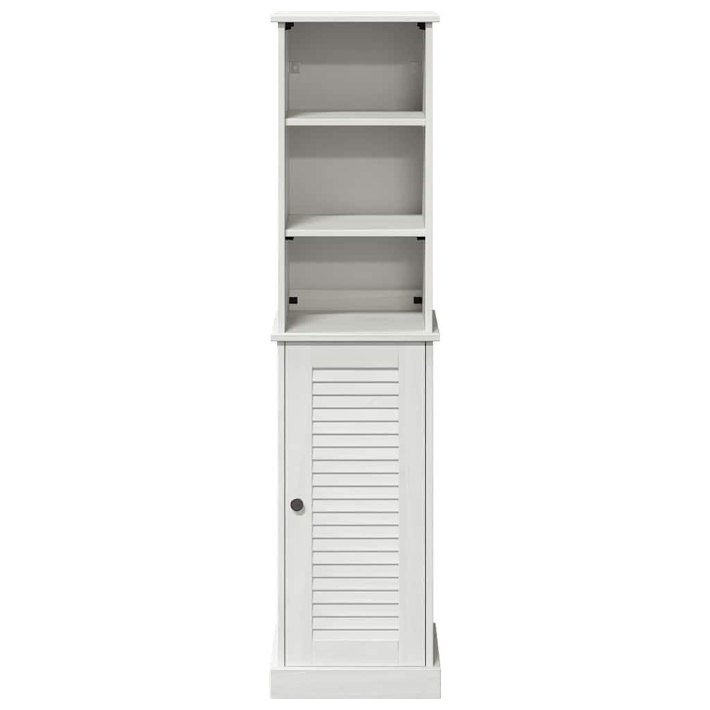 Bathroom Furniture Set with Shelf VIGO 2 pcs Brown and White