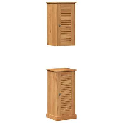 Bathroom Furniture Set VIGO 2 pcs Brown and Honey brown