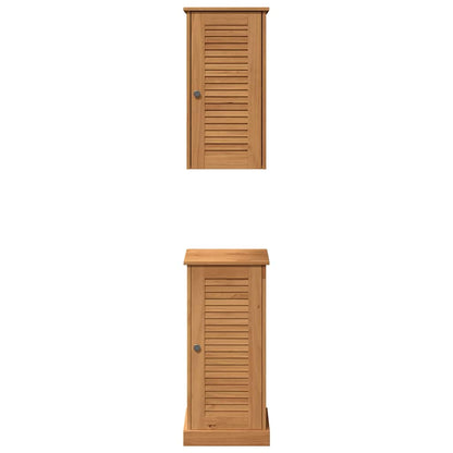 Bathroom Furniture Set VIGO 2 pcs Brown and Honey brown