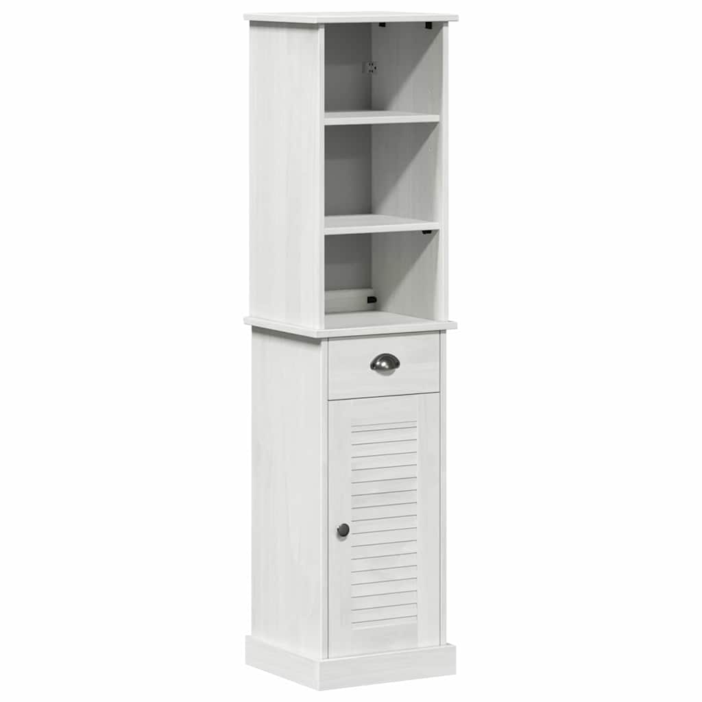 Bathroom Furniture Set with Drawer VIGO 2 pcs Brown and White