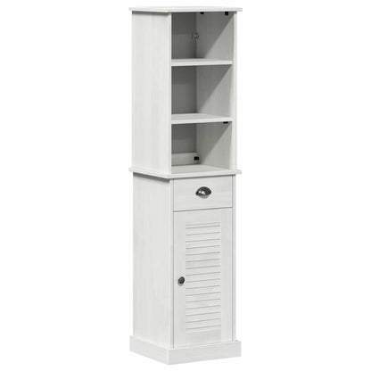 Bathroom Furniture Set with Drawer VIGO 2 pcs Brown and White