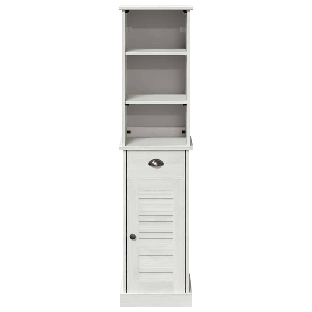 Bathroom Furniture Set with Drawer VIGO 2 pcs Brown and White