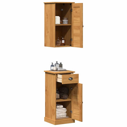 Bathroom Furniture Set VIGO 2 pcs Brown and Honey brown