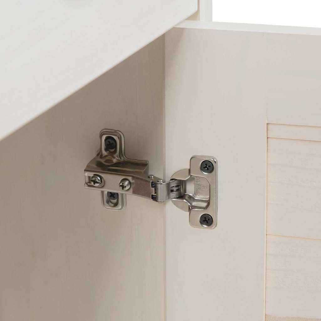 Bathroom Furniture Set with Drawer VIGO 2 pcs Brown and White