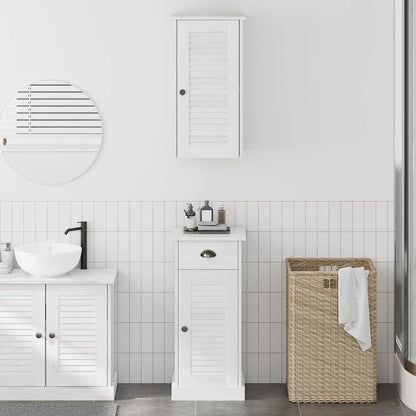 Bathroom Furniture Set with Drawer VIGO 2 pcs Brown and White